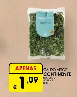 Meu Super Caldo verde continente promoção