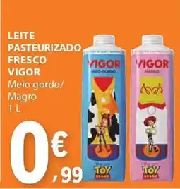 E.Leclerc Leite pasteurizado fresco vigor promoção