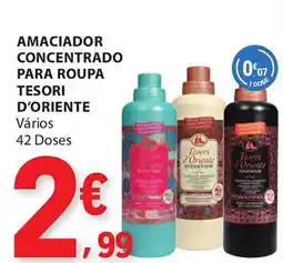 E.Leclerc Amaciador concentrado para roupa tesori d'oriente promoção