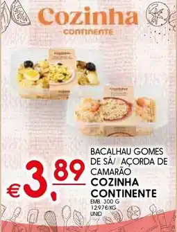 Meu Super Bacalhau gomes de sa açorda de camarão cozinha continente promoção