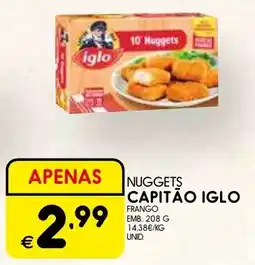Meu Super Nuggets capitão iglo promoção
