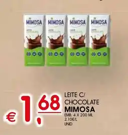 Meu Super Leite c/ chocolate mimosa promoção