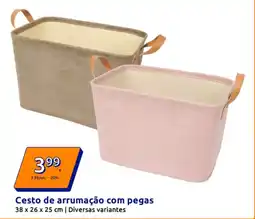 Action Cesto de arrumação com pegas promoção