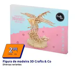 Action Figura de madeira 3D Crafts & Co promoção