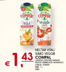 Meu Super Nectar vital/ sumo veggie compal promoção