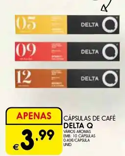Meu Super Cápsulas de café delta q promoção