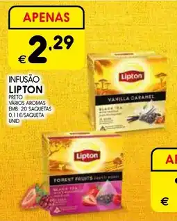 Meu Super Infusão lipton preto promoção