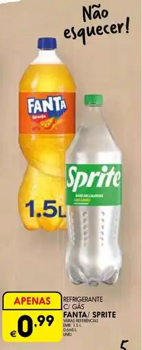 Meu Super Refrigerante c/ gas fanta/ sprite promoção