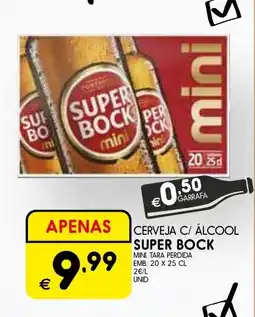 Meu Super Cerveja c/ álcool super bock promoção