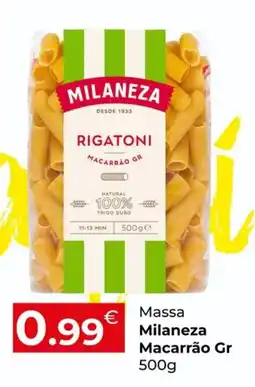 Miranda Supermercados Massa Milaneza Macarrão Gr promoção