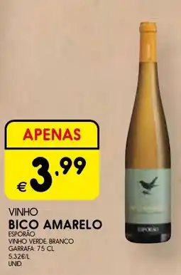 Meu Super Vinho bico amarelo promoção