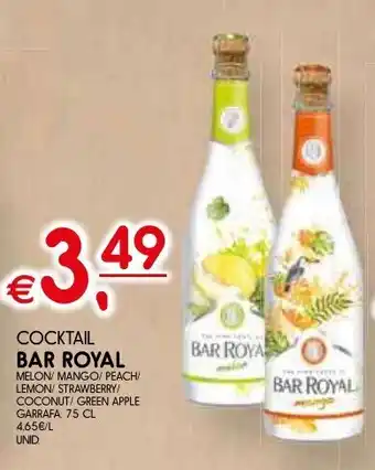 Meu Super Cocktail bar royal promoção