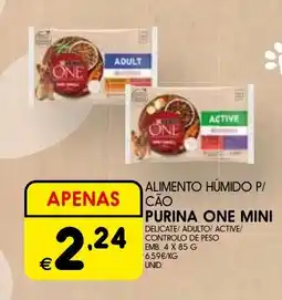 Meu Super Alimento humido p/ cão purina one mini promoção