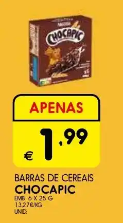 Meu Super Barras de cereais chocapic promoção