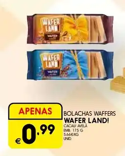 Meu Super Bolachas waffers wafer land! promoção
