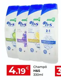 Miranda Supermercados Champô H&S promoção