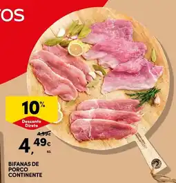 Continente Bifanas de porco continente promoção