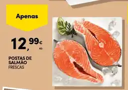Continente Postas de salmao frescas promoção