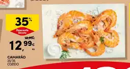 Continente Camarão 25/35 cozido promoção