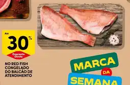 Continente No red fish congelado do balcão de atendimento promoção