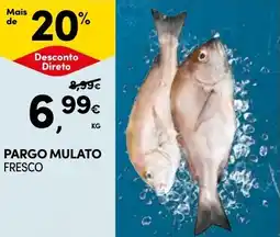 Continente Pargo mulato fresco promoção