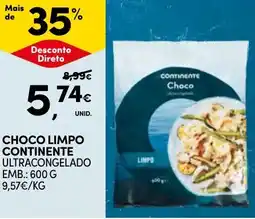 Continente Choco limpo continente ultracongelado promoção
