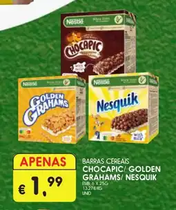 Meu Super Barras cereais chocapic/ golden grahams/nesquik promoção