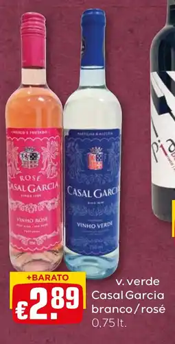 Bolama v. verde Casal Garcia branco/rosé promoção
