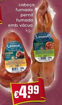 Bolama cabeça fumada pernil fumado promoção