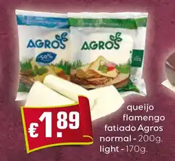 Bolama queijo flamengo fatiado Agros promoção