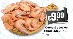 Bolama Camarão cozido congelado 20/30 PL promoção