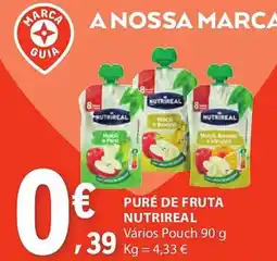 E.Leclerc Puré de fruta nutrireal promoção