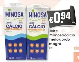 Bolama leite Mimosa cálcio meio gordo magro promoção