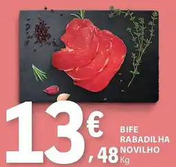 E.Leclerc Bife rabadilha novilho promoção