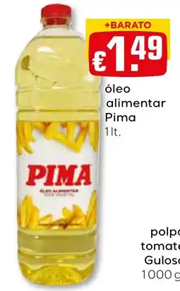Bolama óleo alimentar Pima promoção
