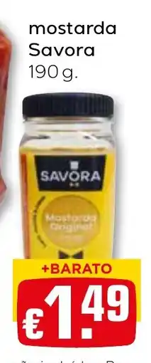 Bolama mostarda Savora promoção
