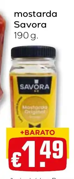 Bolama mostarda Savora promoção