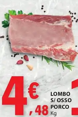 E.Leclerc Lombo s/ osso porco promoção