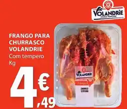 E.Leclerc Frango para churrasco volandrie com tempero promoção