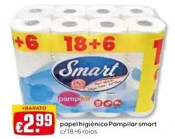 Bolama papel higiénico Pampilar smart promoção