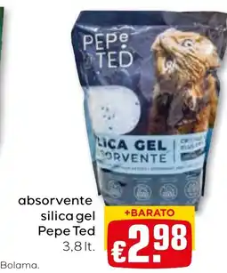 Bolama absorvente silica gel Pepe Ted promoção