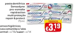 Bolama pasta dentifrica Sensodyne pro-esmalte rapid action multi proteção repair & protect promoção