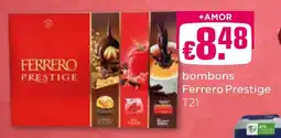 Bolama bombons Ferrero Prestige T21 promoção