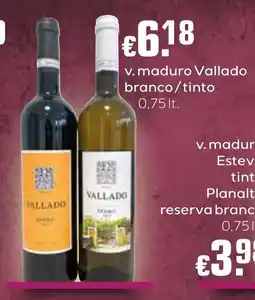 Bolama v. maduro Vallado branco/tinto promoção