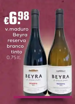 Bolama v. maduro Beyra reserva branco tinto promoção