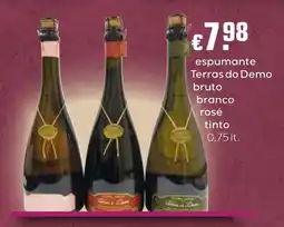 Bolama espumante Terras do Demo bruto branco rosé tinto promoção
