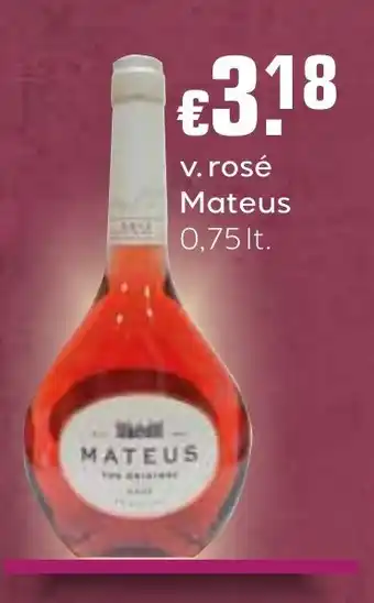 Bolama v. rosé Mateus promoção