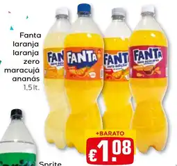 Bolama Fanta laranja zero maracujá ananás promoção