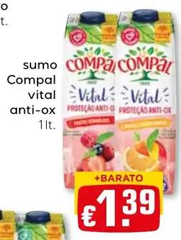 Bolama sumo Compal vital anti-ox promoção
