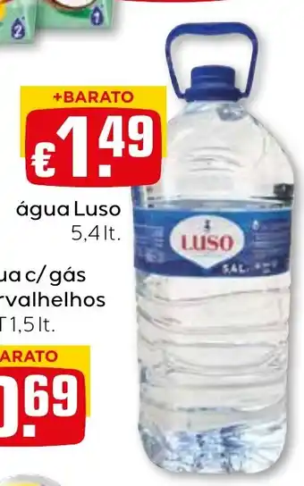 Bolama água Luso promoção